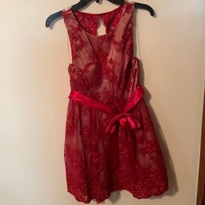 Red Lace Dress